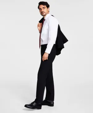 Brooks Brothers Mens Classic fit Dress Pants 40 / 32 Black Solid Stretch