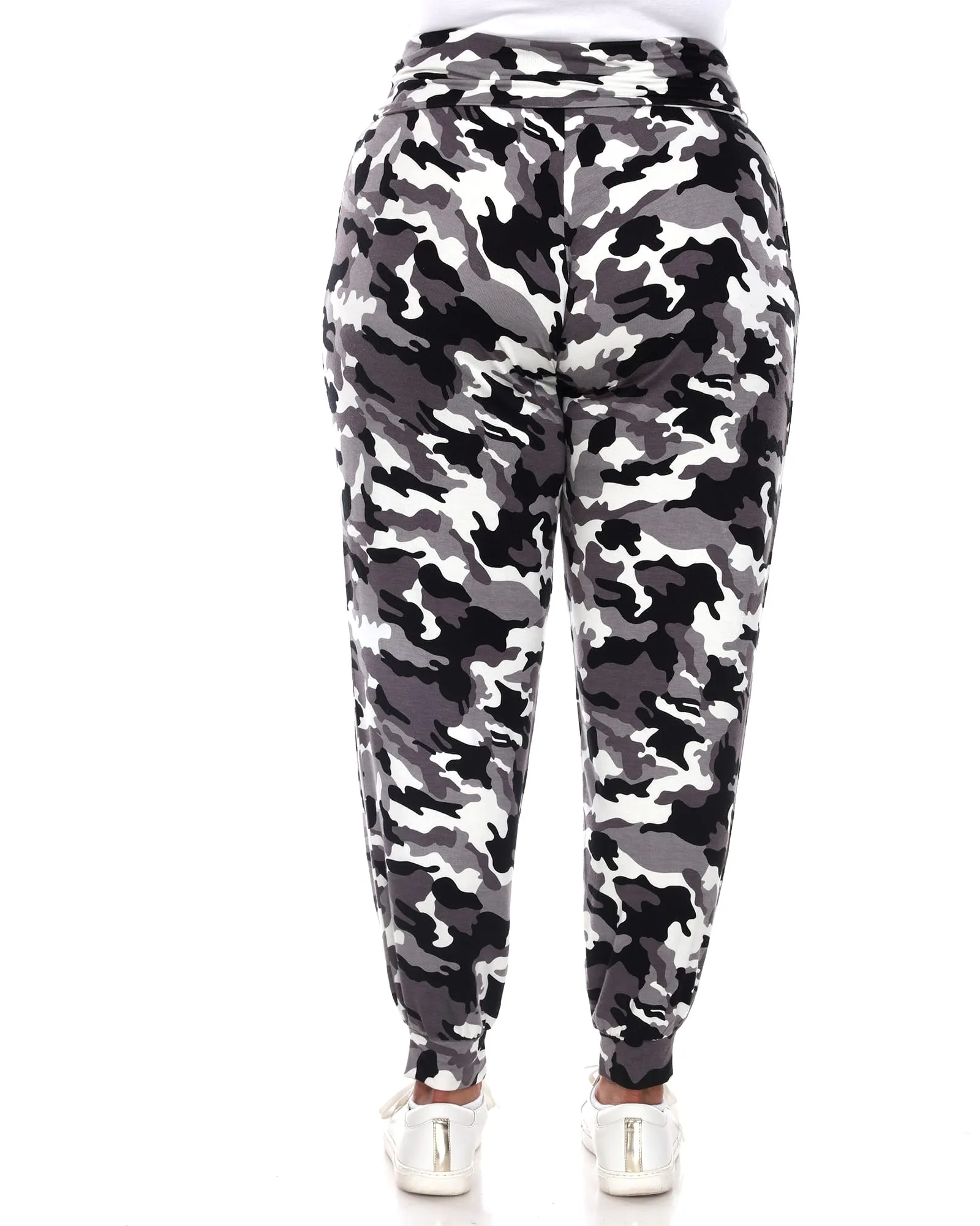 Camo Harem Pants | Black