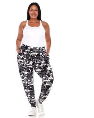 Camo Harem Pants | Black