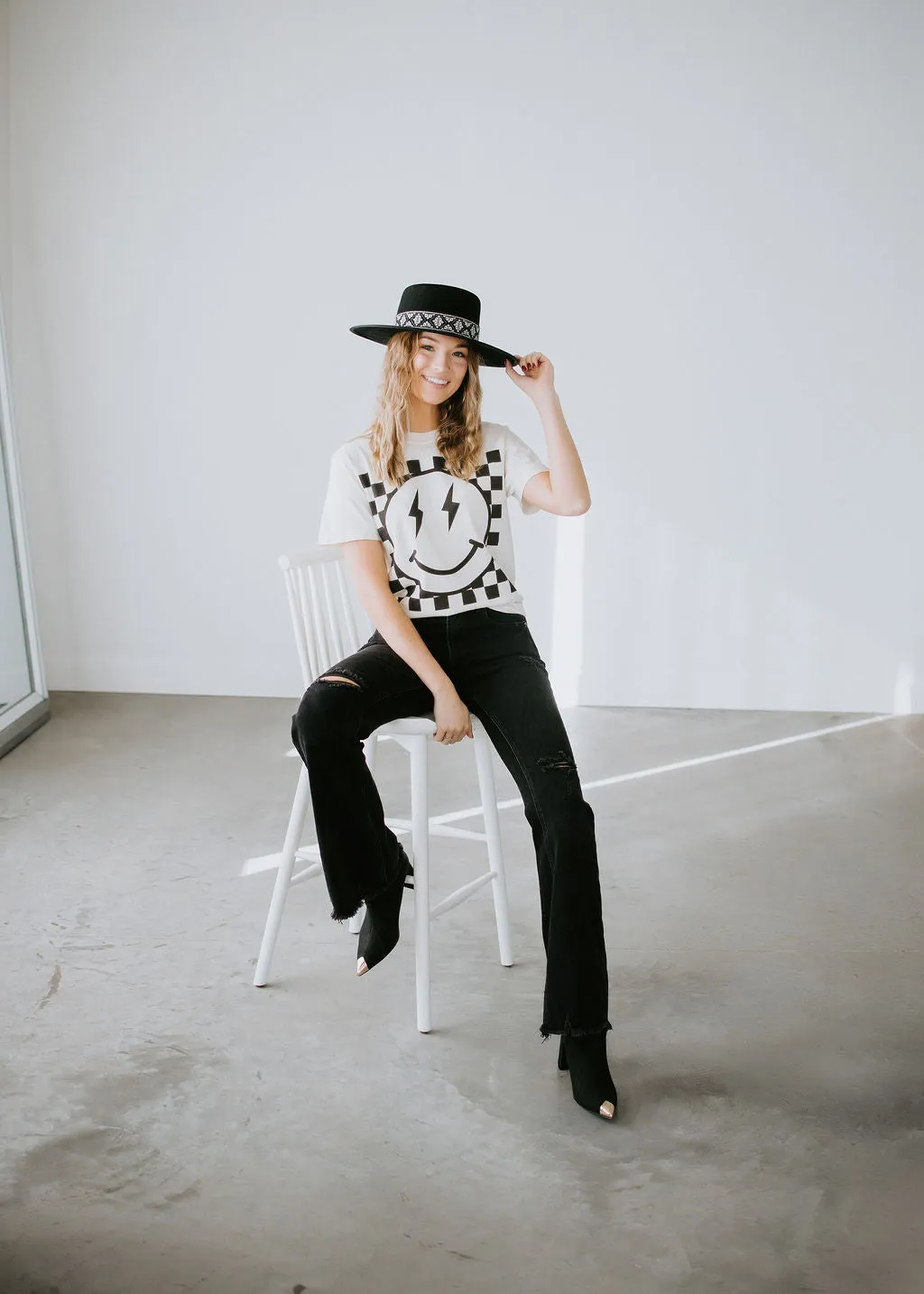 Check Your Smile Graphic Tee