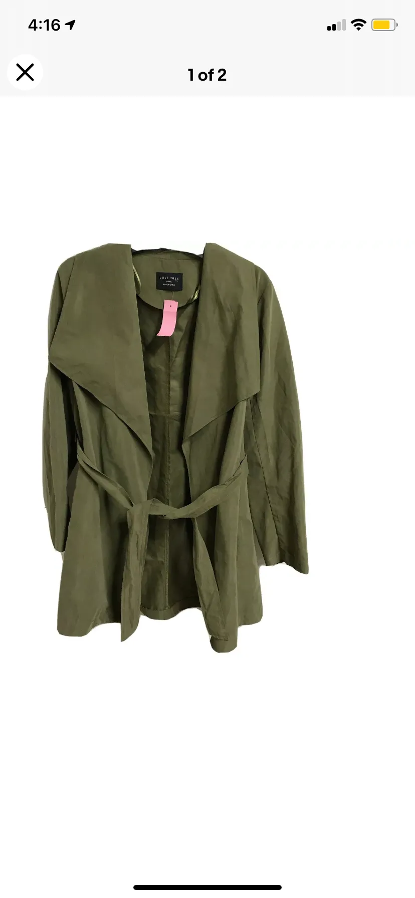 Cool Olive Jacket (Green)