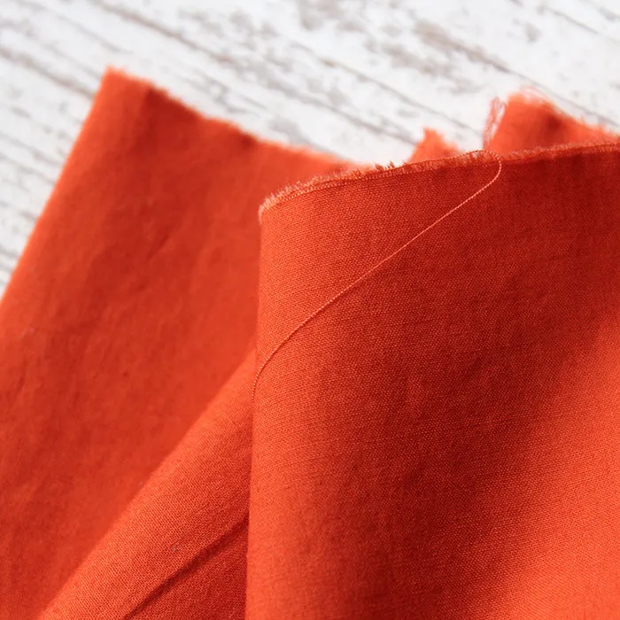 Cotton Poplin Orange
