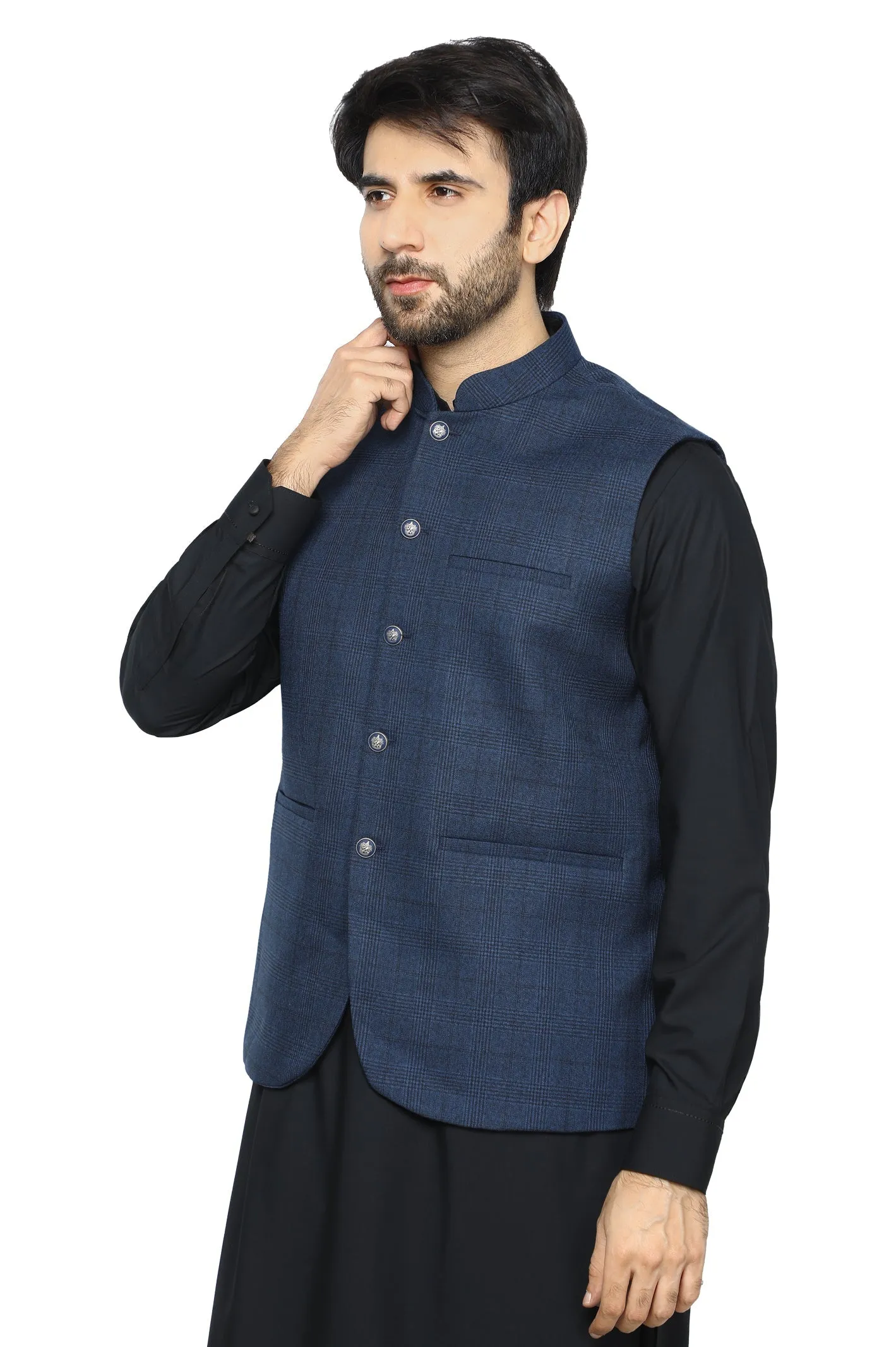 Dark Blue Premium Waistcoat