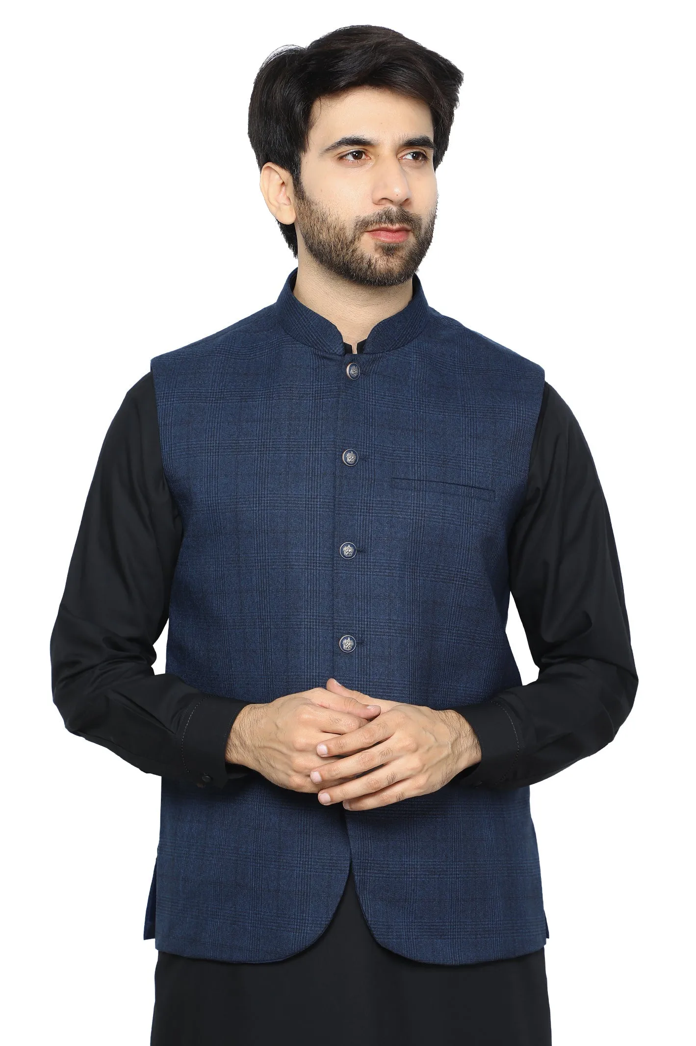 Dark Blue Premium Waistcoat