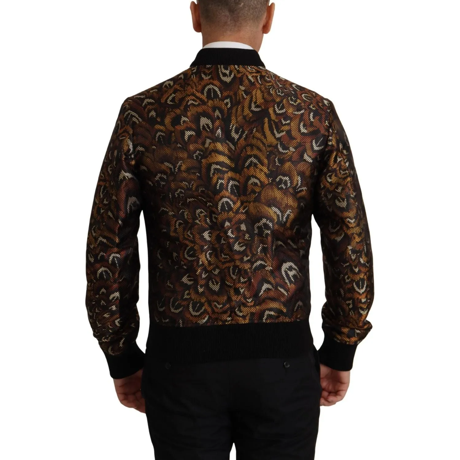 Dolce & Gabbana Elegant Brown Blouson Jacket