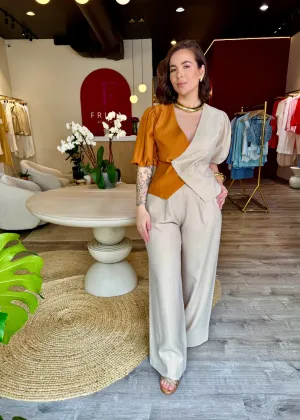Dual Tone Tailored Set