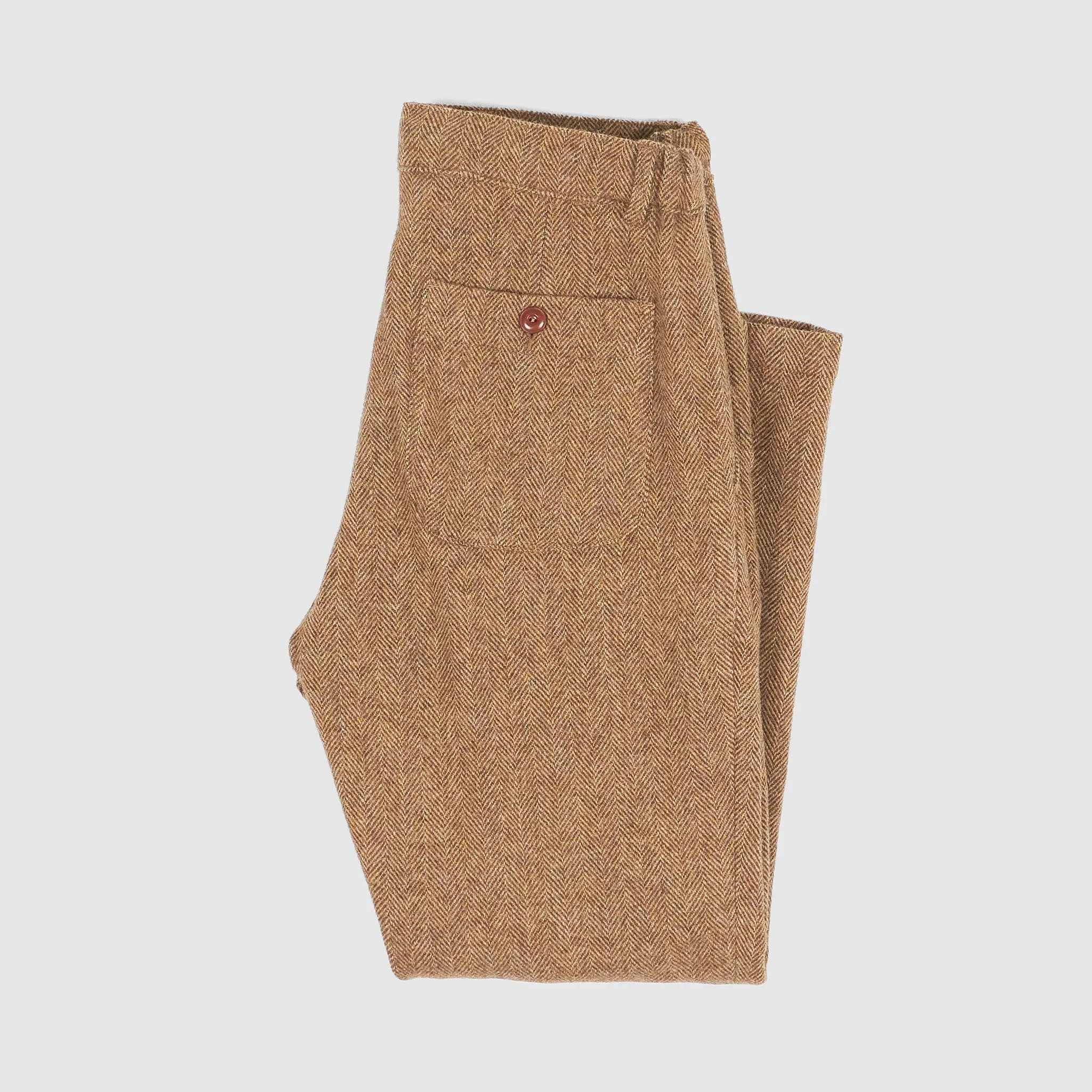 East Harbour Surplus Herringbone Wool Relaxed Chino Pants