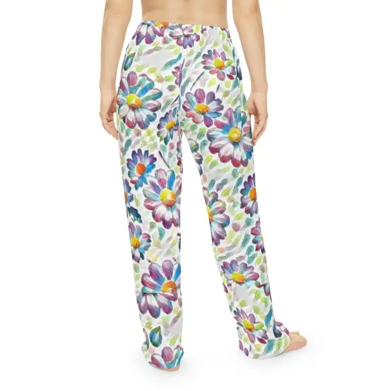 Floral Pattern Womens Pajama Pants
