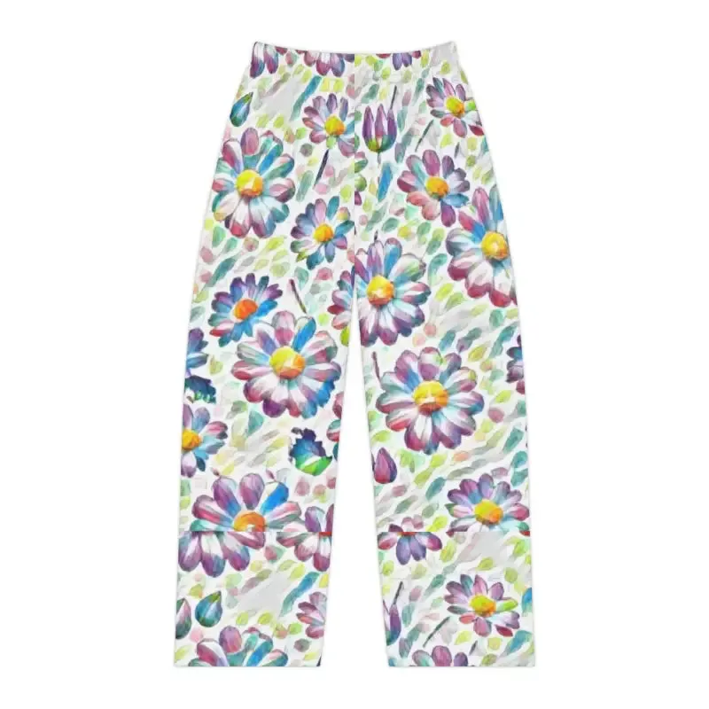 Floral Pattern Womens Pajama Pants