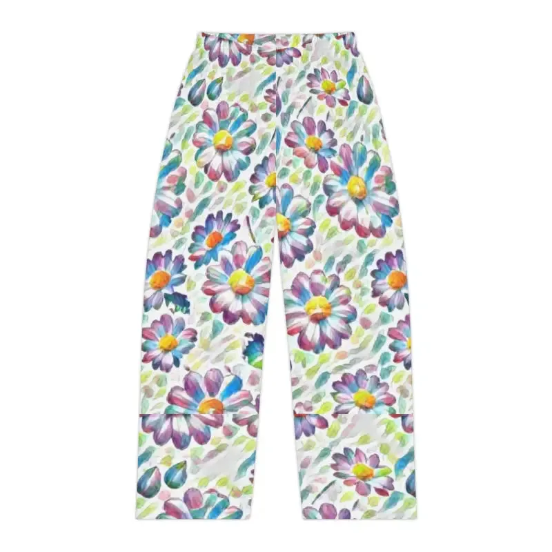 Floral Pattern Womens Pajama Pants