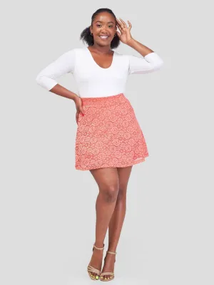 Immaculate Chic Golf/Tennis Lace Skirt - Pink