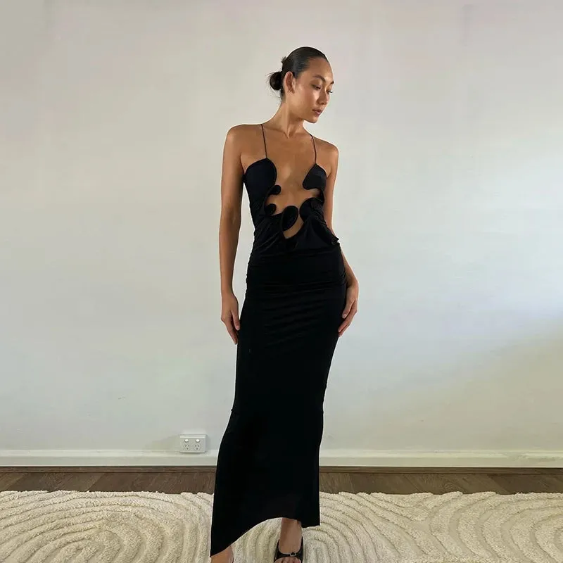 Irregular Elegant Ruffles Dress