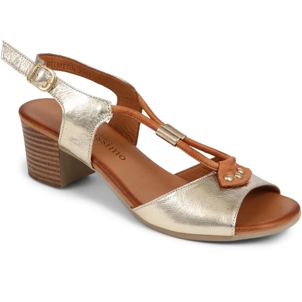Leather Slingback Sandal - BELMETIN2305 / 307 897