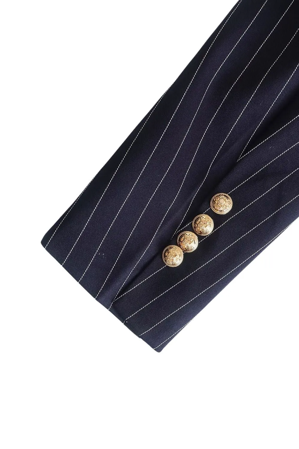 ’Liliya‘ Stripe Double Breasted Jacket & Pants Set (Sold Separately)