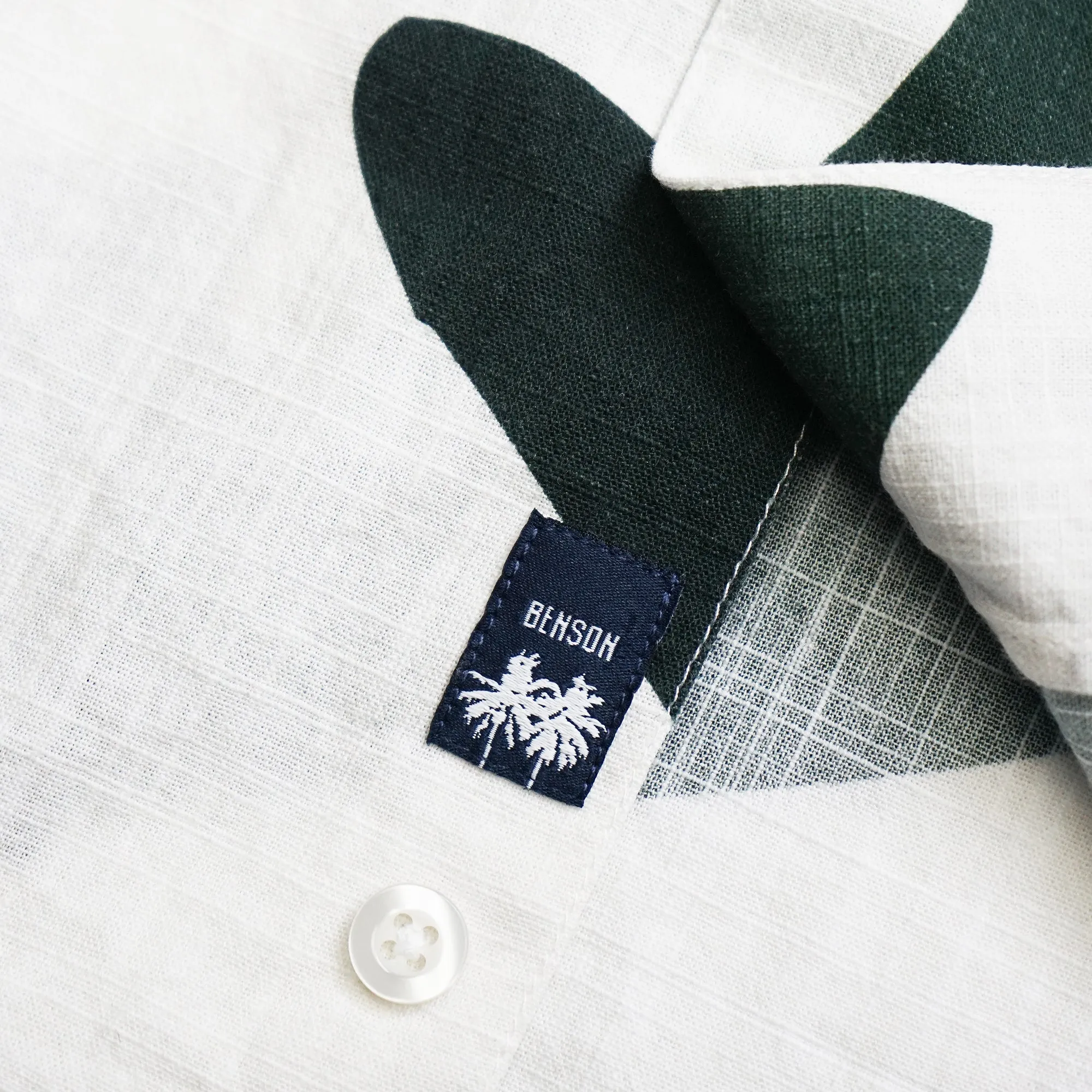 Malibu Linen Print Shirt (Abstract)
