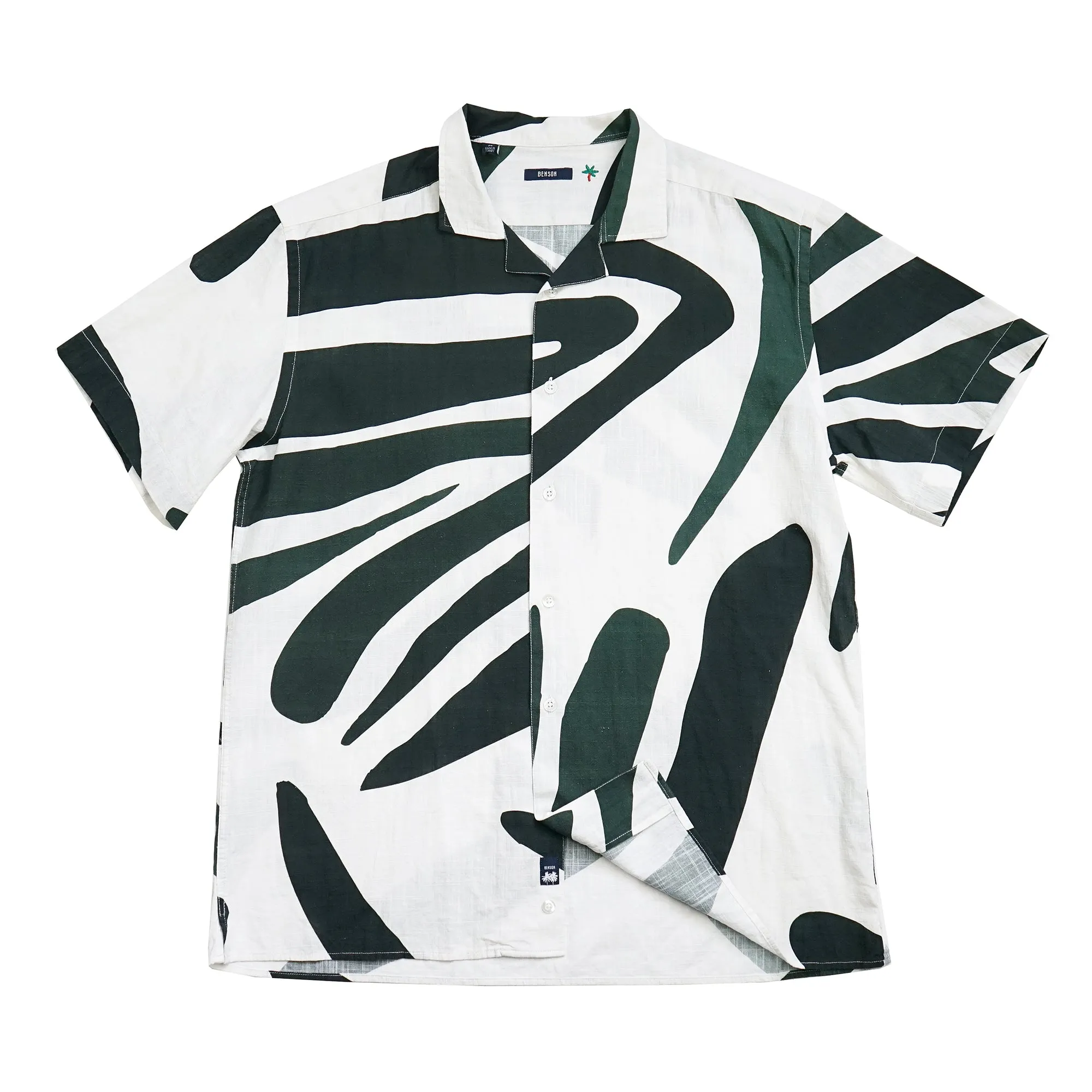 Malibu Linen Print Shirt (Abstract)