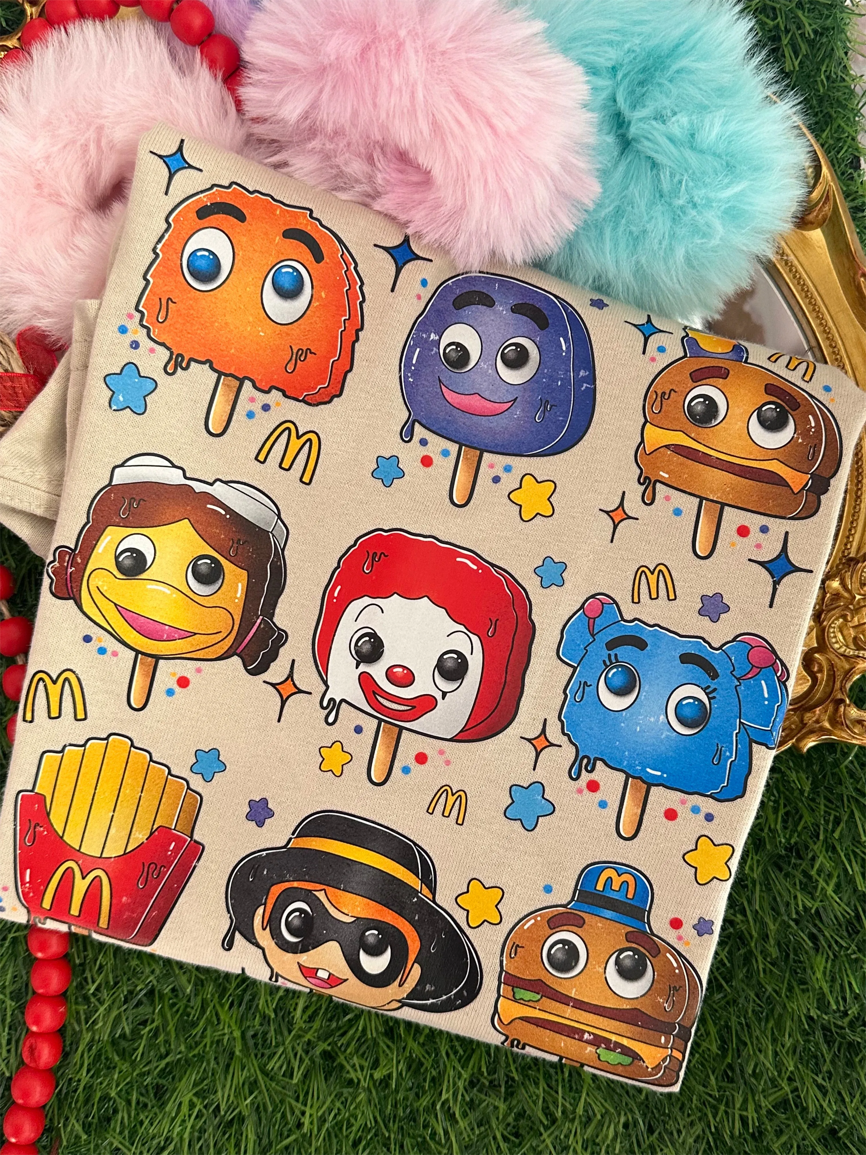 Melting Ice Cream Character Tshirts