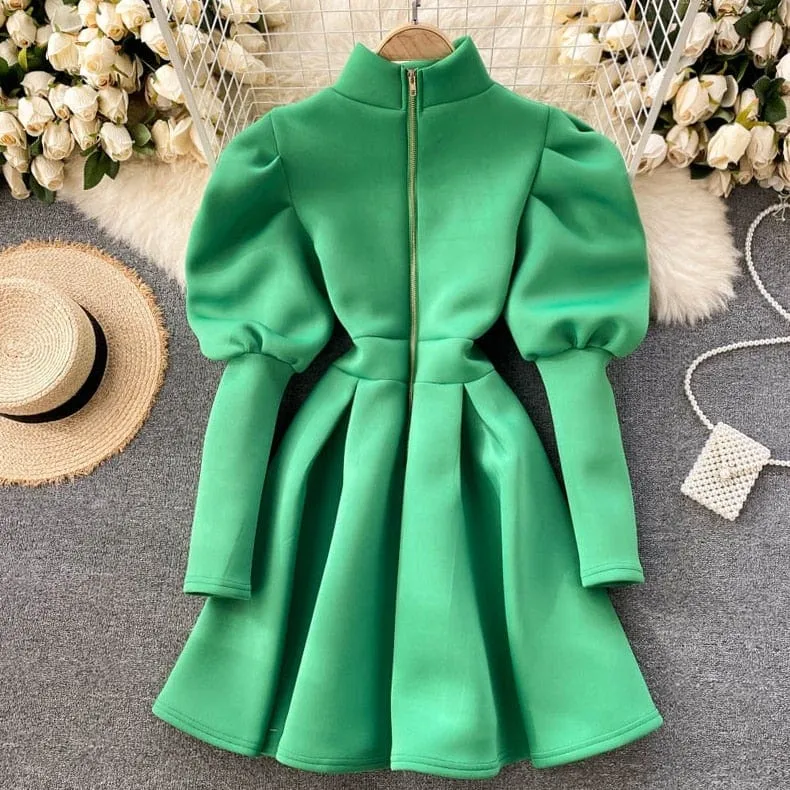 Minx Puff Sleeve Dress