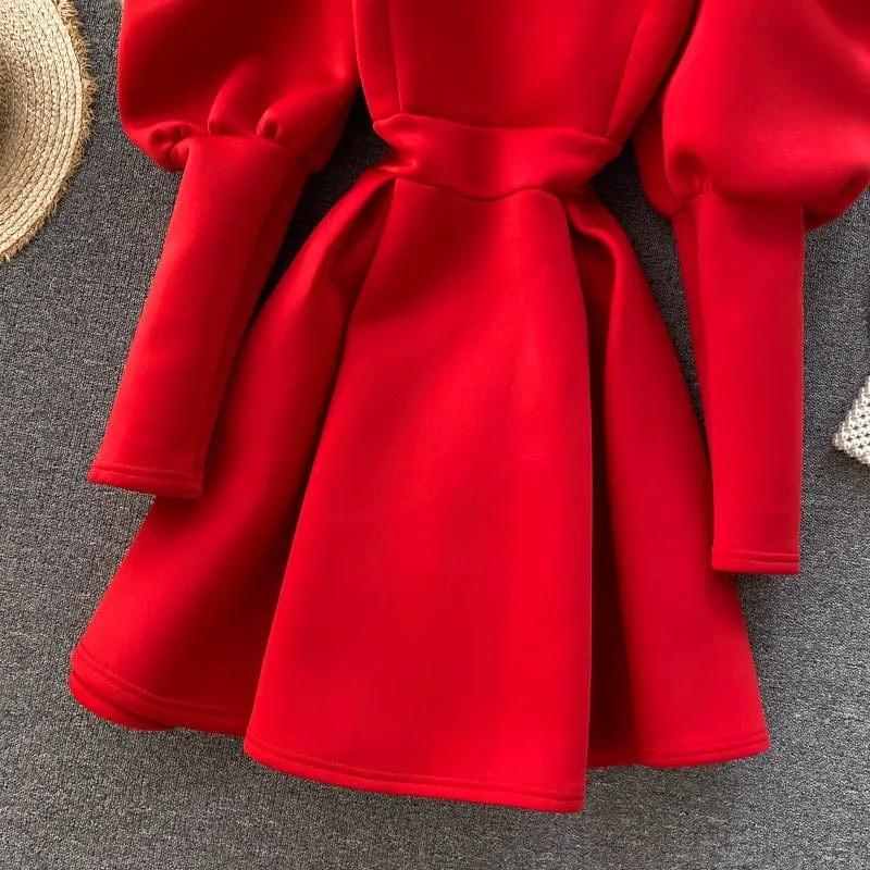 Minx Puff Sleeve Dress