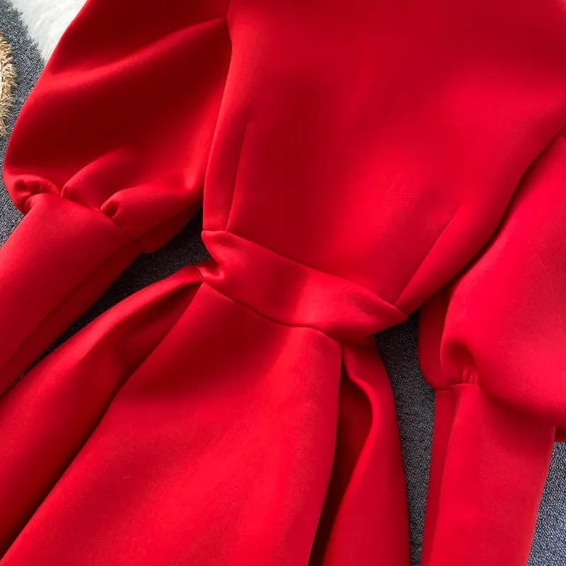 Minx Puff Sleeve Dress
