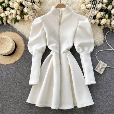 Minx Puff Sleeve Dress