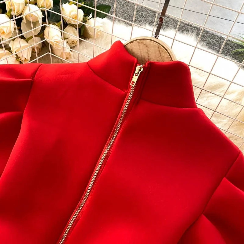 Minx Puff Sleeve Dress