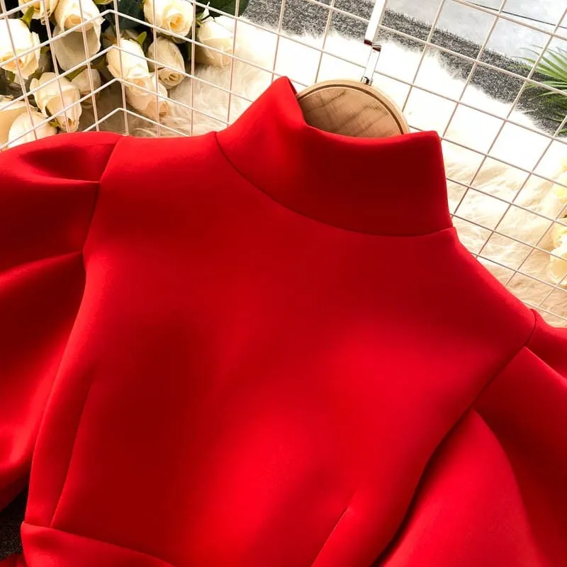 Minx Puff Sleeve Dress