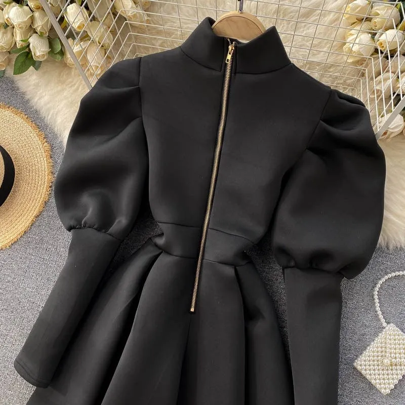 Minx Puff Sleeve Dress