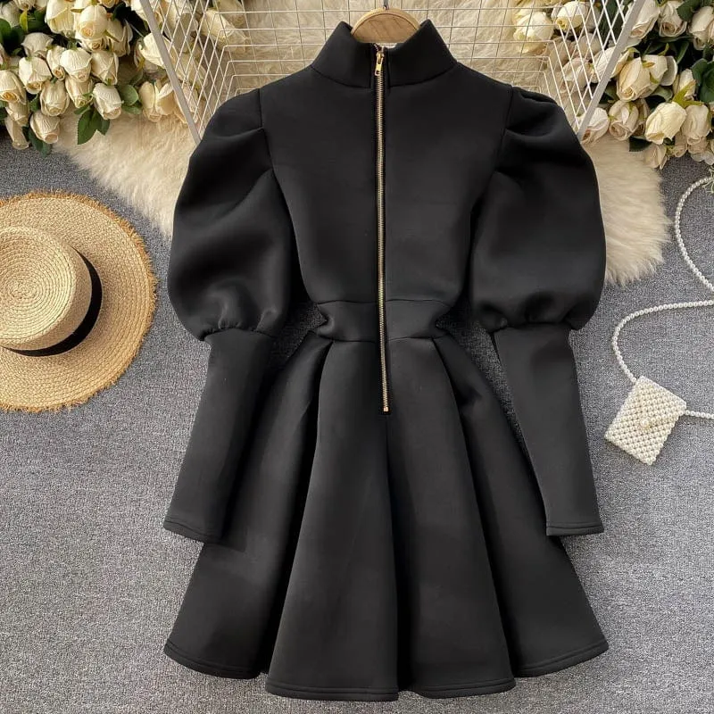 Minx Puff Sleeve Dress