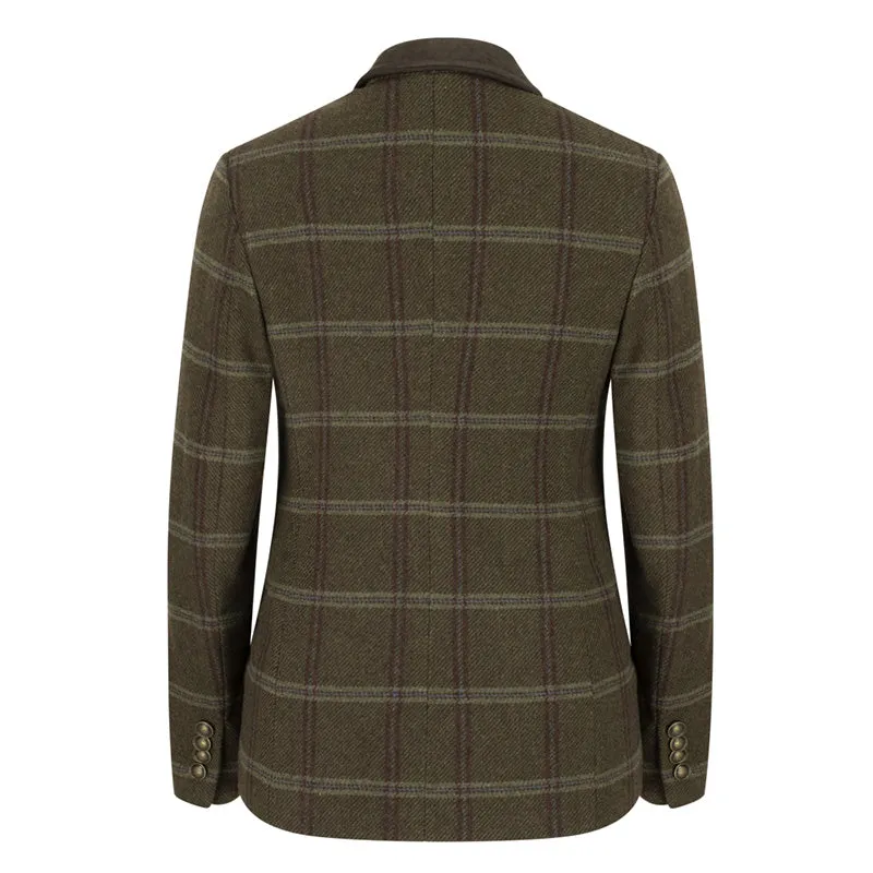 Musselburgh Ladies Tweed Hacking Jacket in Bracken Tweed