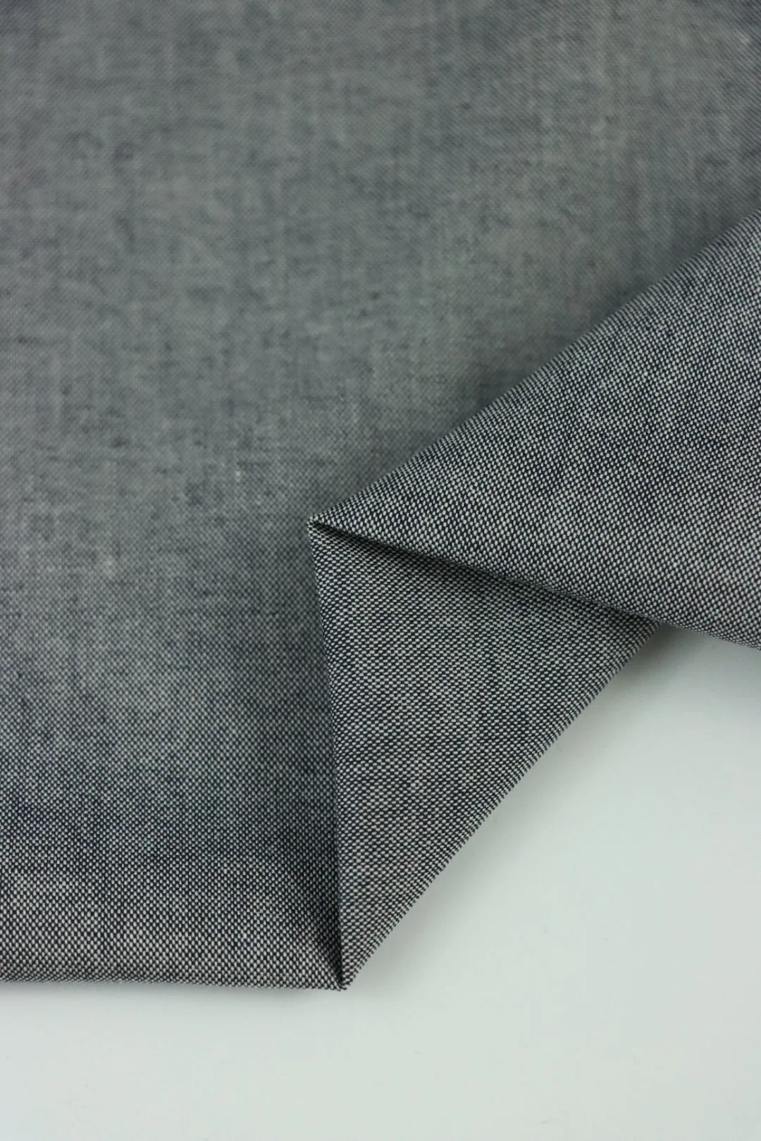 Navy 100% Cotton Chambray