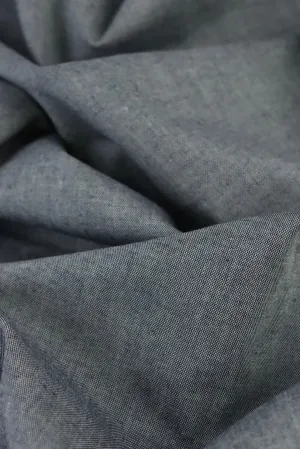 Navy 100% Cotton Chambray