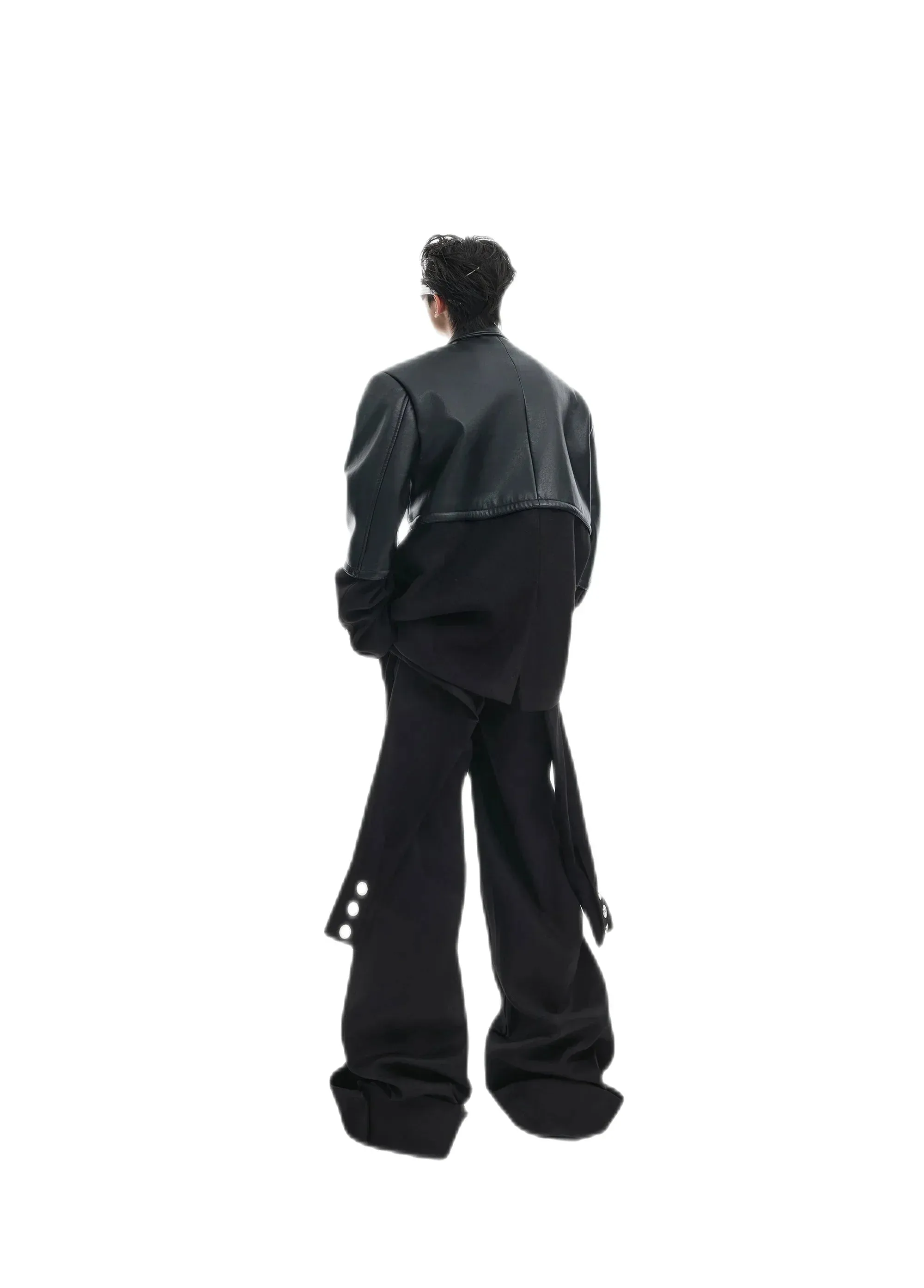 Opium Leather Suit Jacket