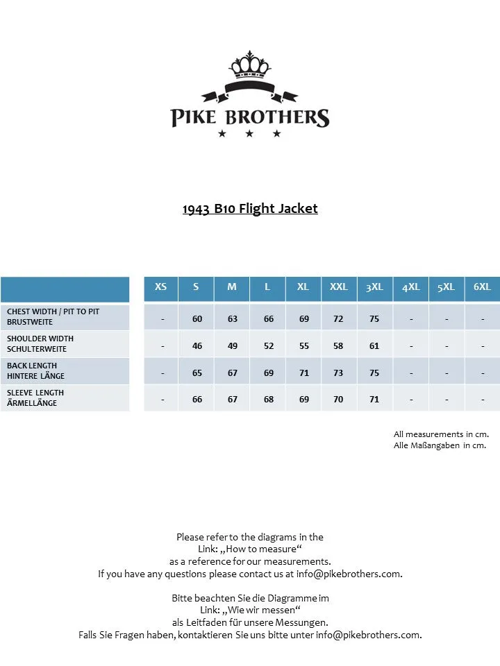 Pike Brothers 1943 B10 Flight Jacket Olive Drab