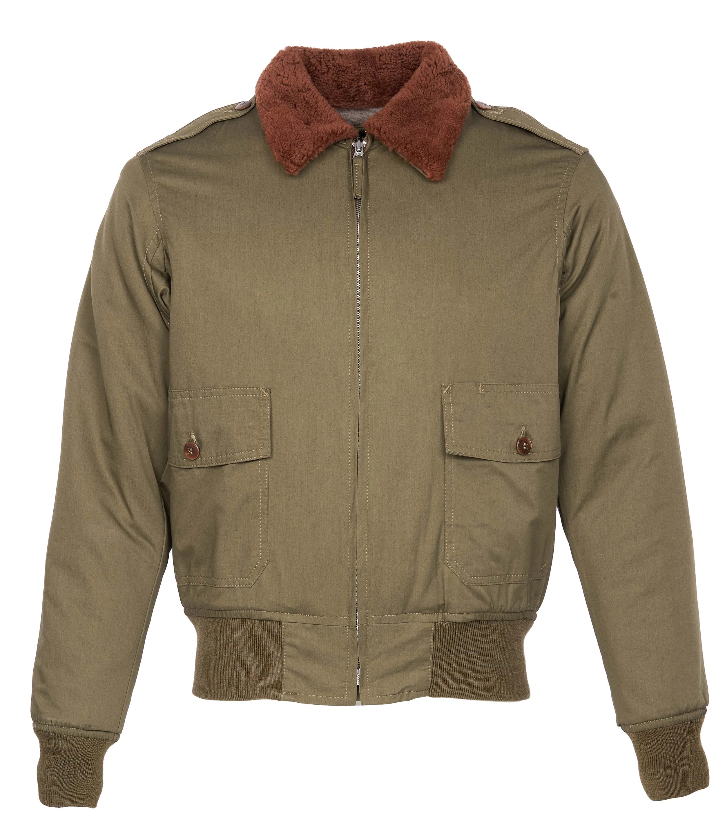 Pike Brothers 1943 B10 Flight Jacket Olive Drab