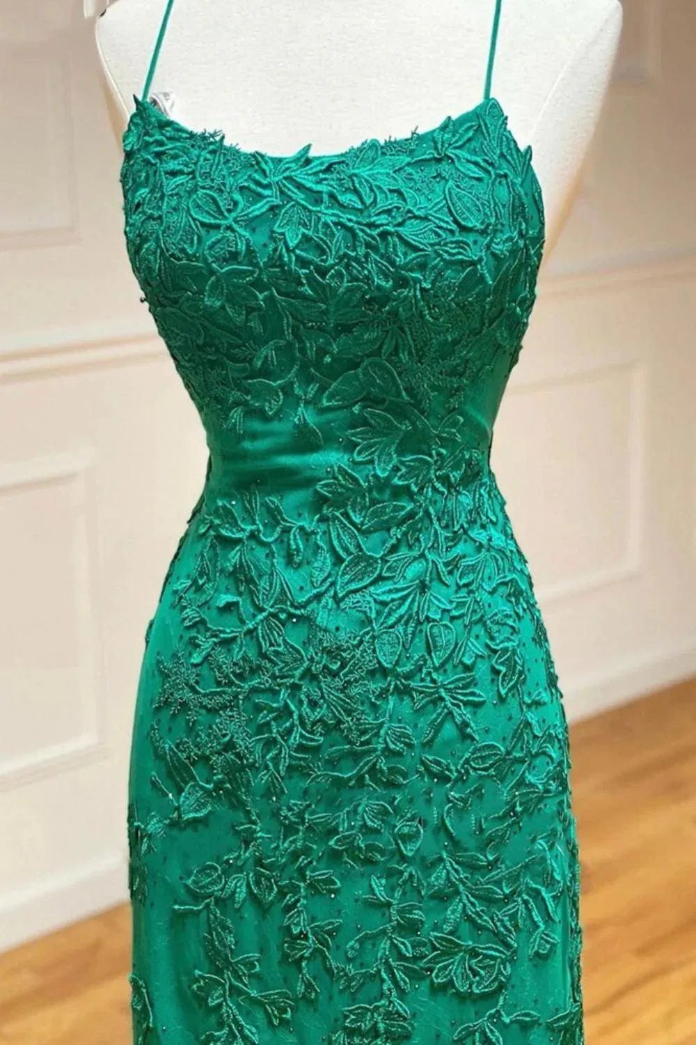 Prom Dresses  Elegant Spaghetti Straps  Mermaid Backless Pageant