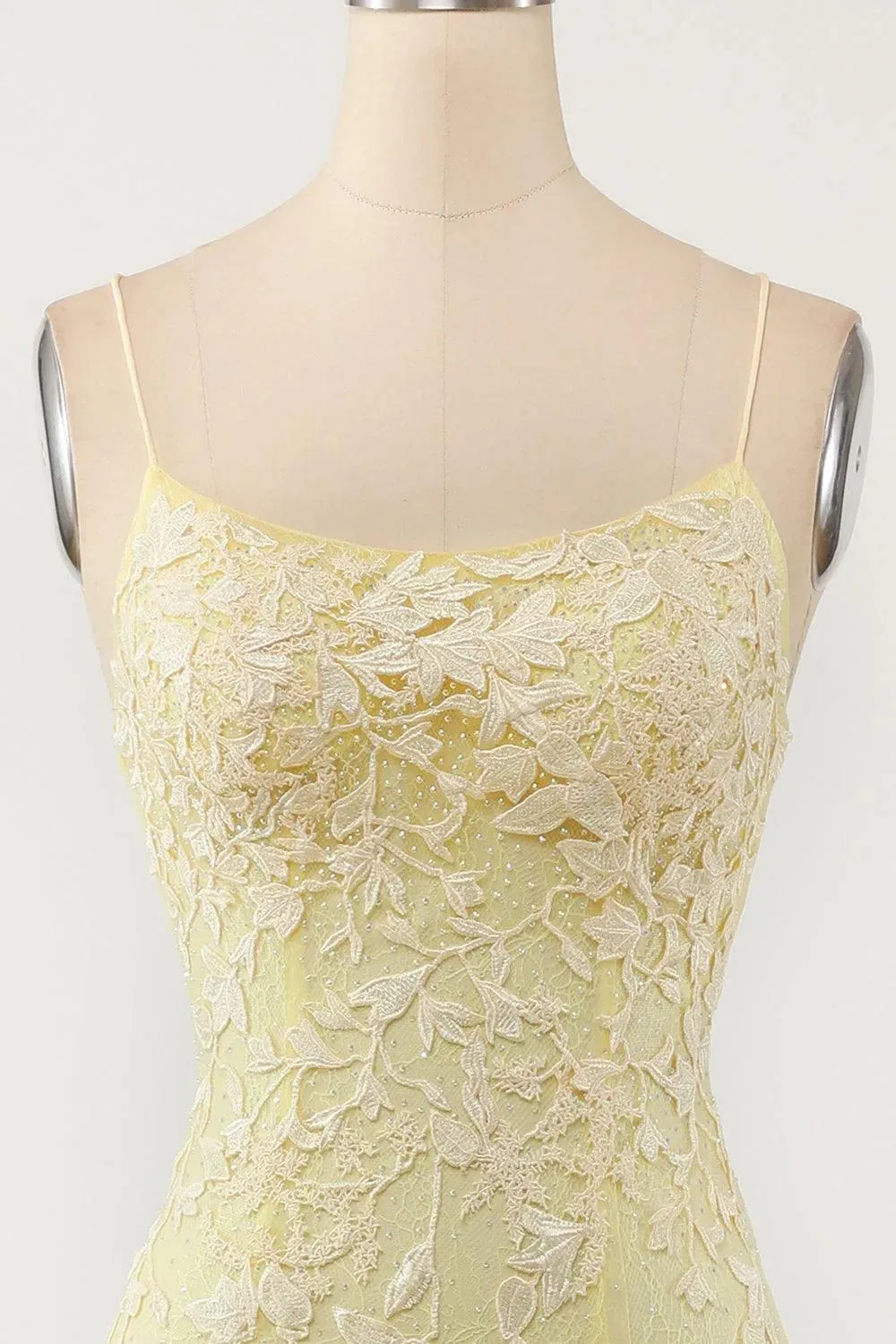 Prom Dresses  Elegant Spaghetti Straps  Mermaid Backless Pageant