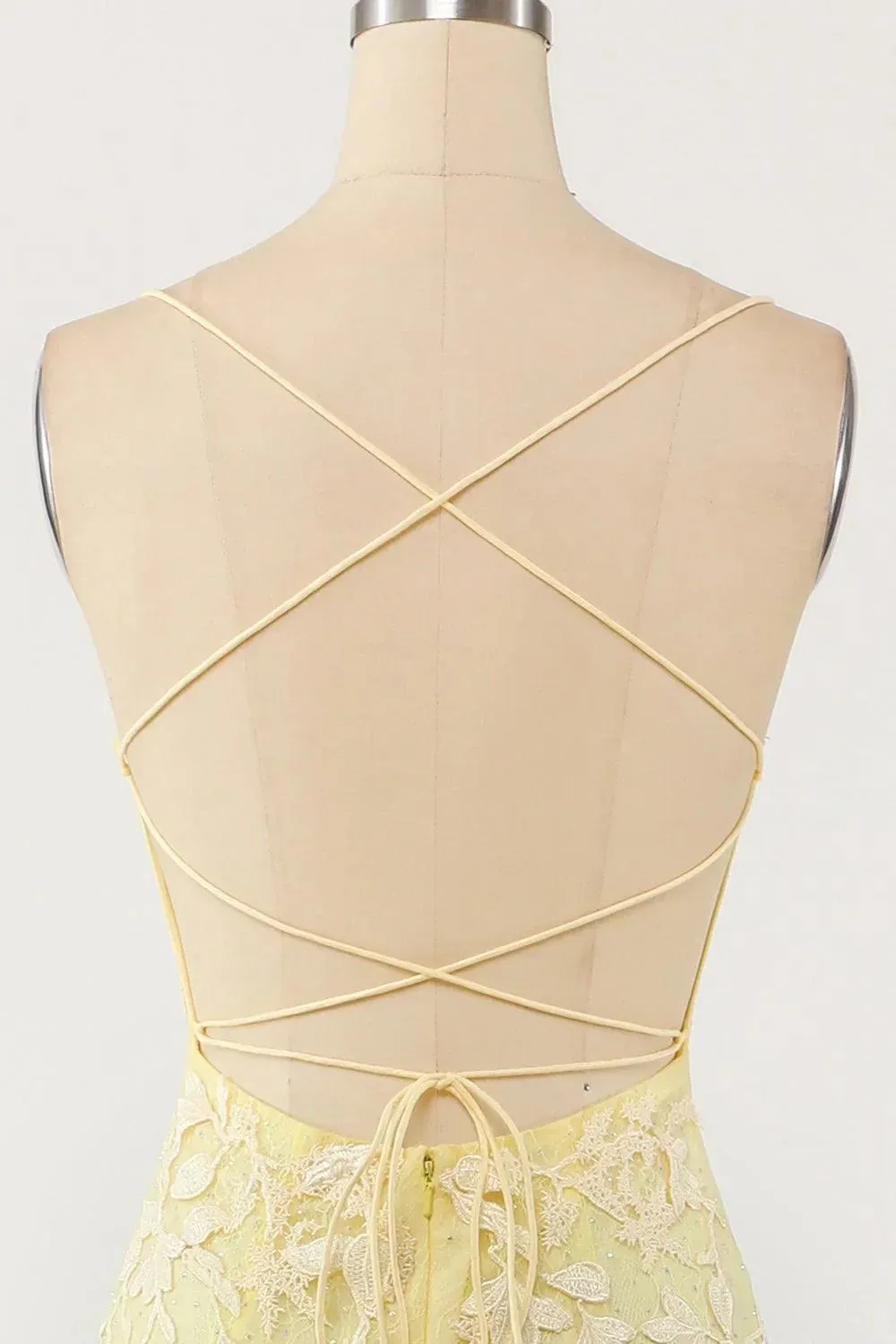 Prom Dresses  Elegant Spaghetti Straps  Mermaid Backless Pageant