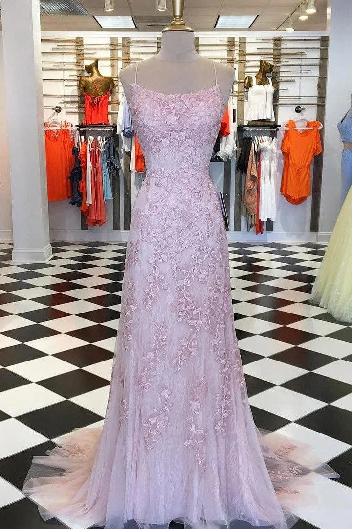 Prom Dresses  Elegant Spaghetti Straps  Mermaid Backless Pageant