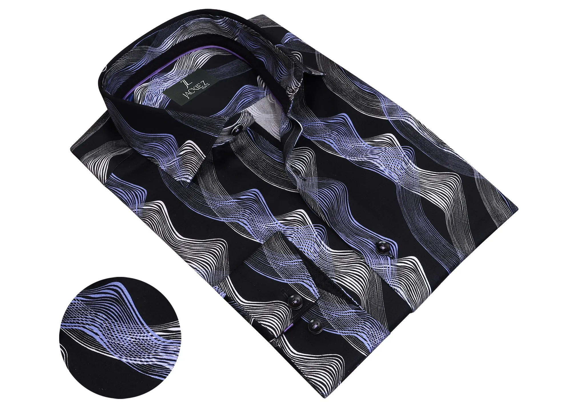 "The Zeus" Long Sleeve Button Up - Jackie Z Style Co.