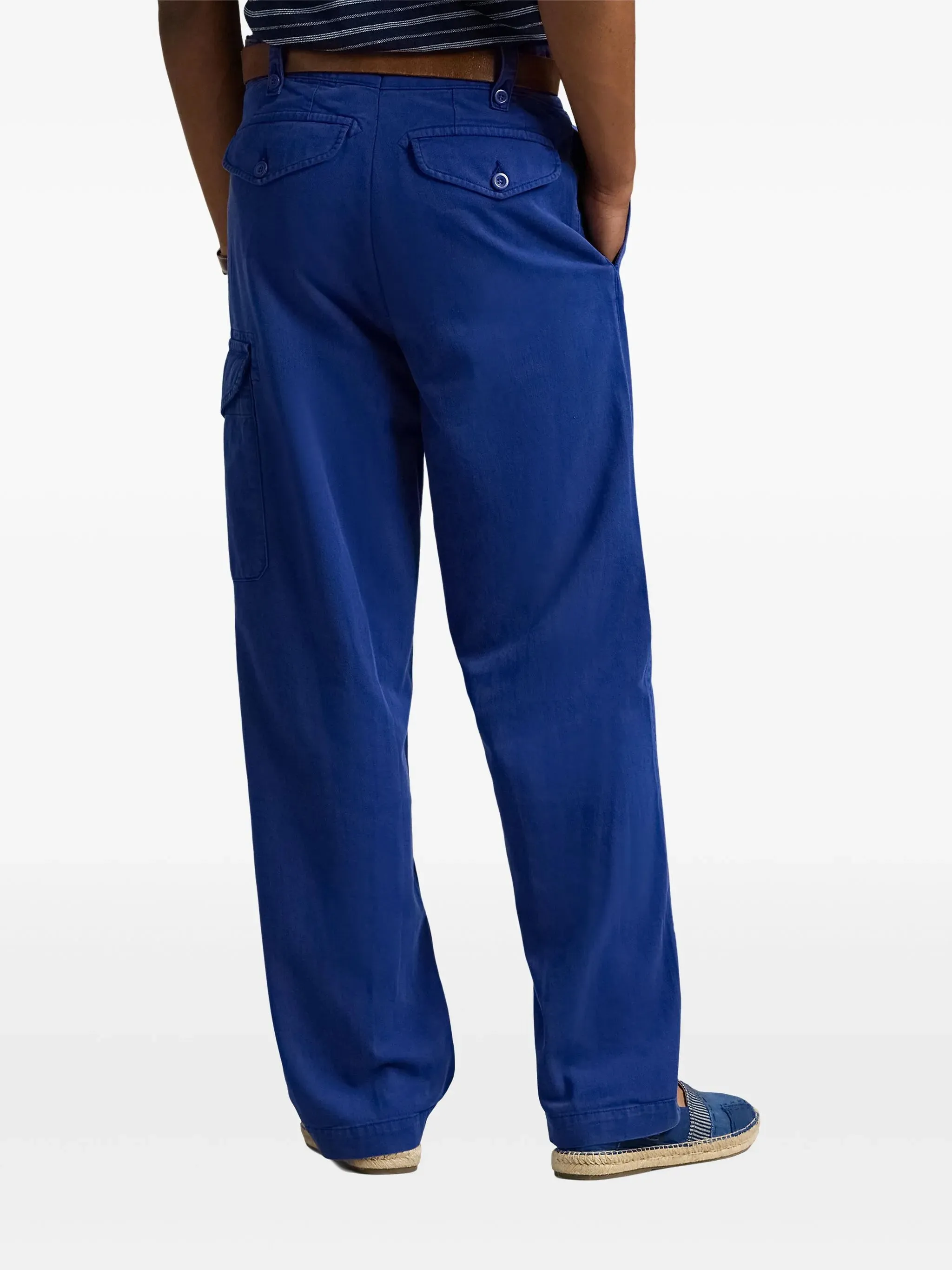 Relaxed Fit Pleated Cargo Pant