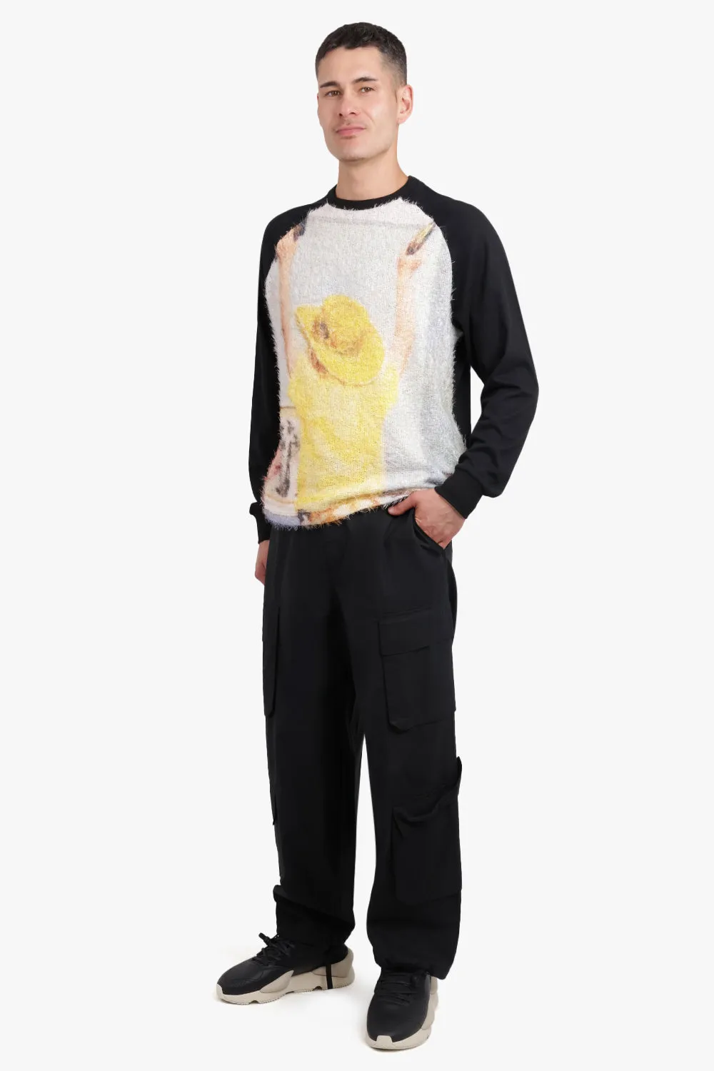 RELAXED UTILITY QUATRO CARGO PANTS | BLACK