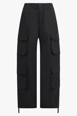 RELAXED UTILITY QUATRO CARGO PANTS | BLACK