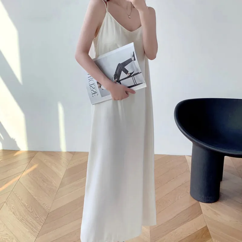 Sexy Spaghetti Strap Backless Summer Beach Boho Dress