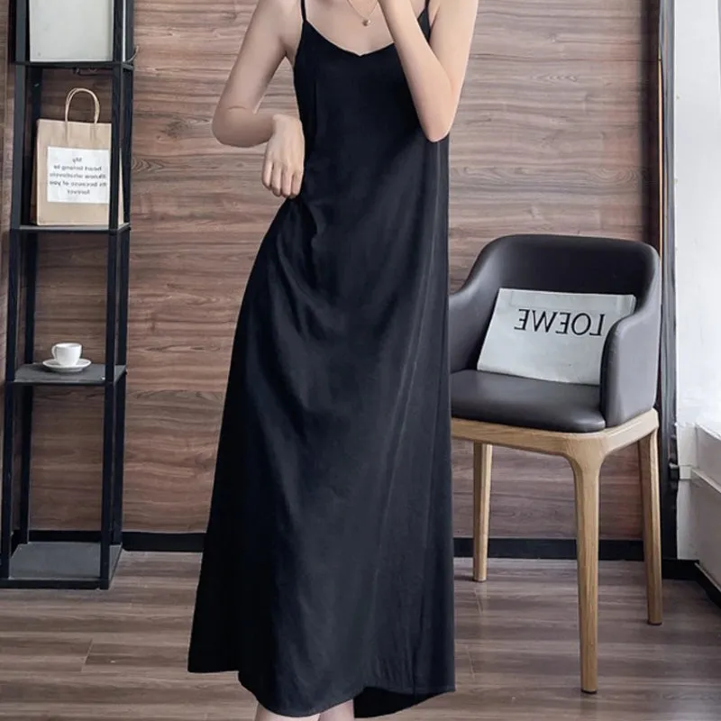 Sexy Spaghetti Strap Backless Summer Beach Boho Dress