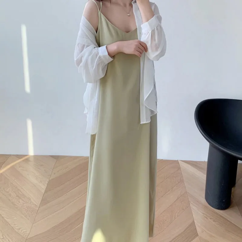 Sexy Spaghetti Strap Backless Summer Beach Boho Dress