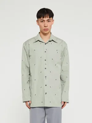 Shirt in Argile Flowers Popeline