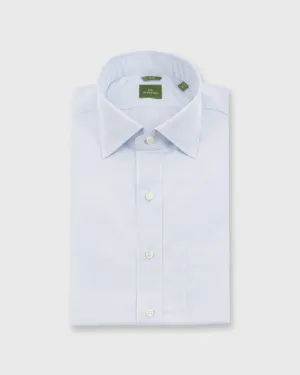 Slim-Fit Spread Collar Dress Shirt in Sky Poplin
