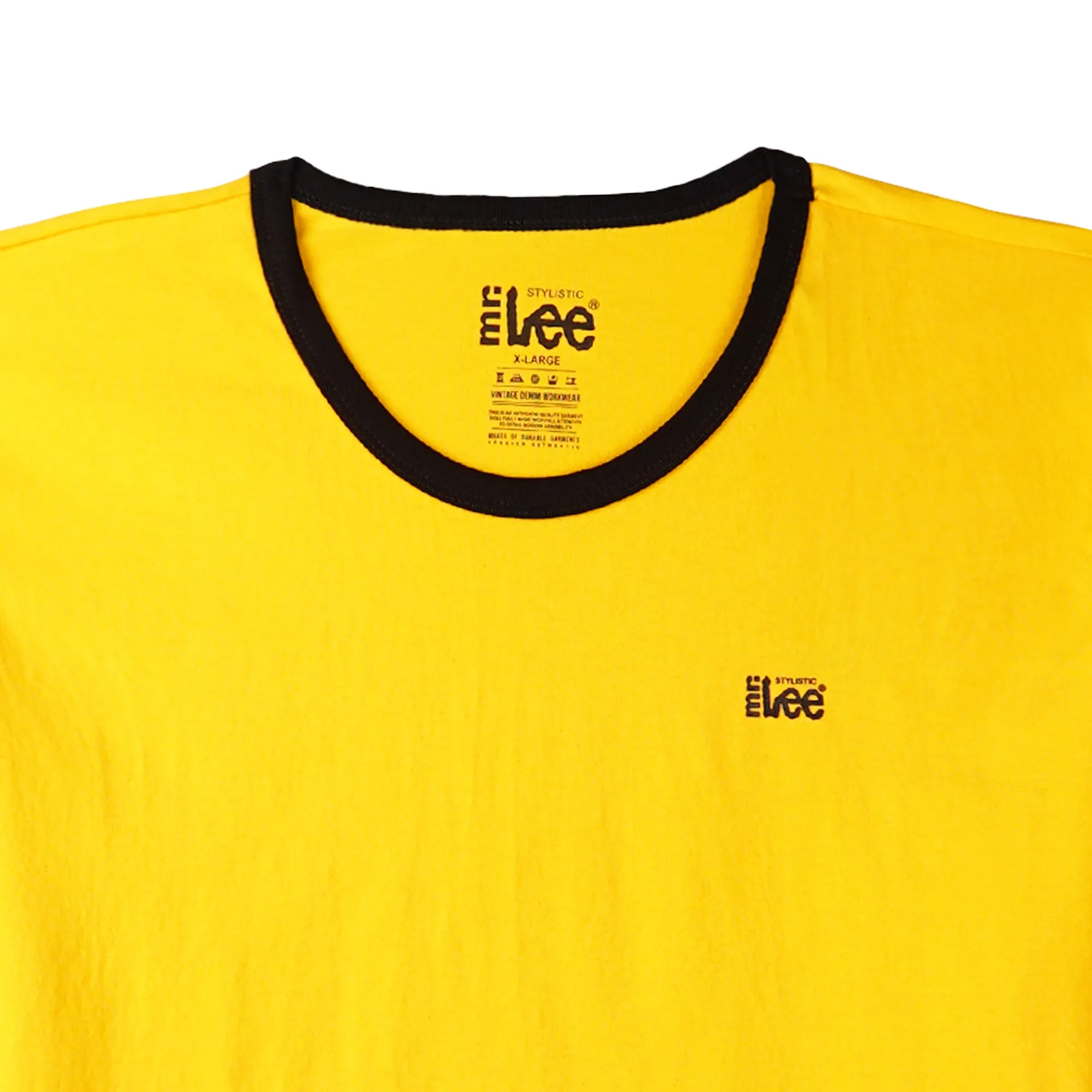 Stylistic Mr. Lee Men's Basic Tees Semi body Fit 150460-U (Artisan Gold)