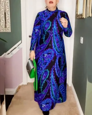 TastyHottie - Paisley print elegant dress